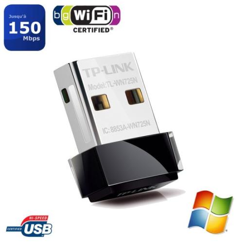 Clé USB WIFI TPLINK Nano N150 TLWN725N