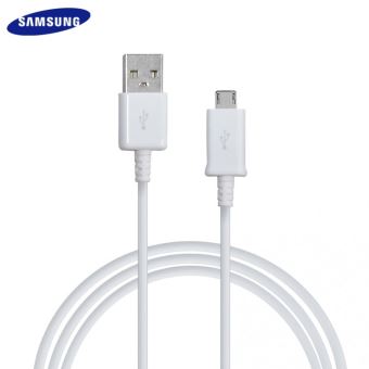 Câble USB Blanc micro USB d'Origine Samsung